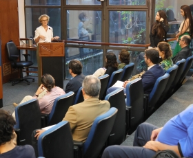Encontro do Serviço Alemão de Intercâmbio Acadêmico com os ex-bolsistas do DF. 31/10/2025 Foto: Beto Monteiro/Ascom UnB